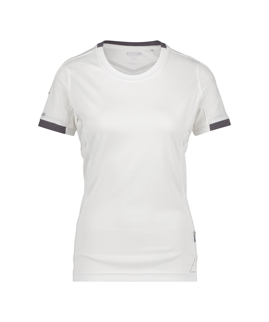 T-shirt Nexus Dames - Wit/Antracietgrijs