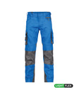 Werkbroek met kniezakken Nova - Azuurblauw/Antracietgrijs