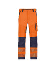 High-Visibility Broek Odessa - Fluo-Oranje/Marineblauw