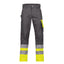 High-Visibility Werkbroek Omaha - Cementgrijs/Fluogeel