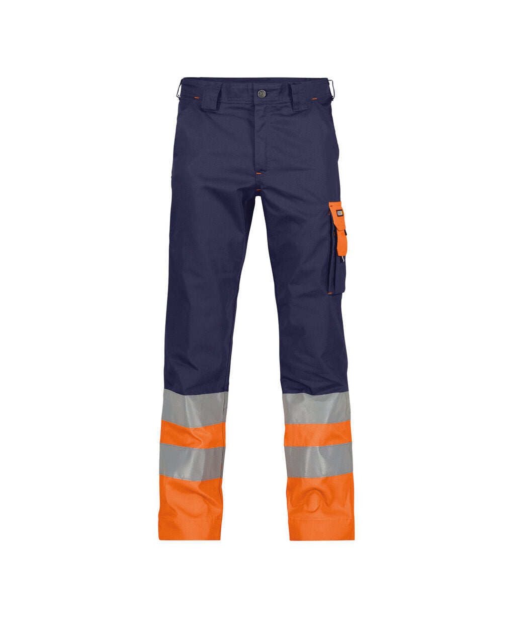 High-Visibility Werkbroek Omaha - Marineblauw/Fluo-Oranje