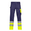 High-Visibility Werkbroek Omaha - Marineblauw/Fluogeel