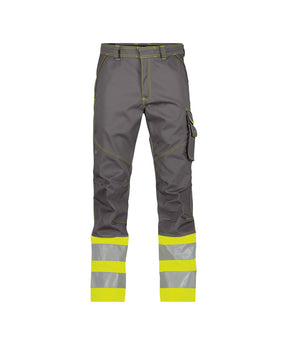 High-Visibility Werkbroek Phoenix - Cementgrijs/Fluogeel