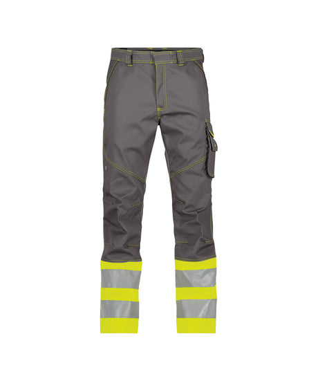 High-Visibility Werkbroek Phoenix - Cementgrijs/Fluogeel