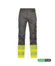 High-Visibility werkbroek Princeton - Cementgrijs/Fluogeel