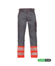 High-Visibility werkbroek Princeton - Cementgrijs/Fluorood