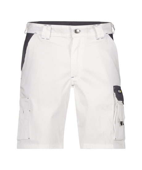 Werkshort Roma - Wit/Cementgrijs