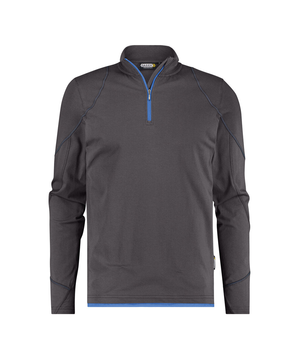 T-shirt met lange mouwen Sonic - Antracietgrijs/Azuurblauw