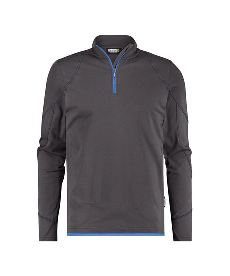 T-shirt met lange mouwen Sonic - Antracietgrijs/Azuurblauw