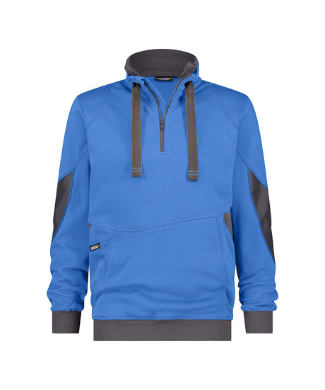 Sweater Stellar - Azuurblauw/Antracietgrijs