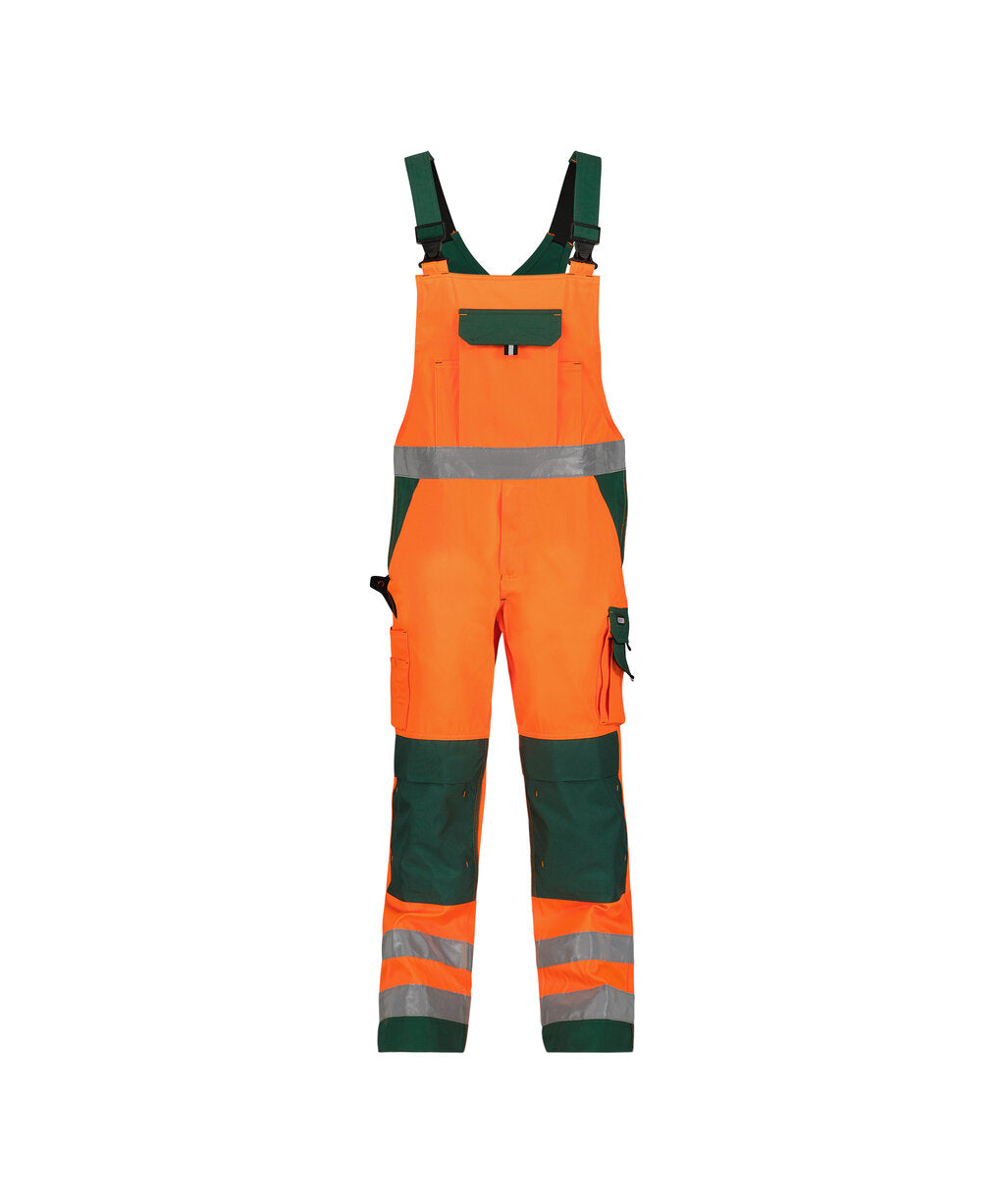 High-Visibility Winterjas Lima - Fluo-Oranje/Flessengroen