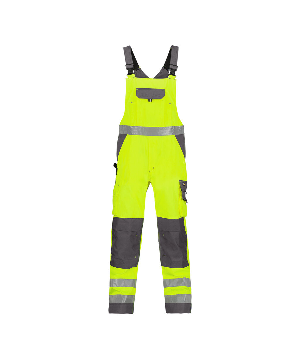 High-Visibility Bretelbroek Toulouse - Fluogeel/Cementgrijs