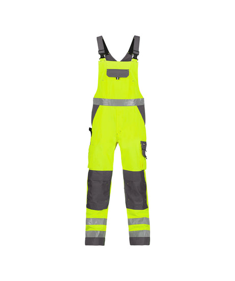 High-Visibility Bretelbroek Toulouse - Fluogeel/Cementgrijs