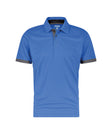 Poloshirt Traxion - Azuurblauw/Antracietgrijs