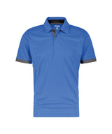 Poloshirt Traxion - Azuurblauw/Antracietgrijs