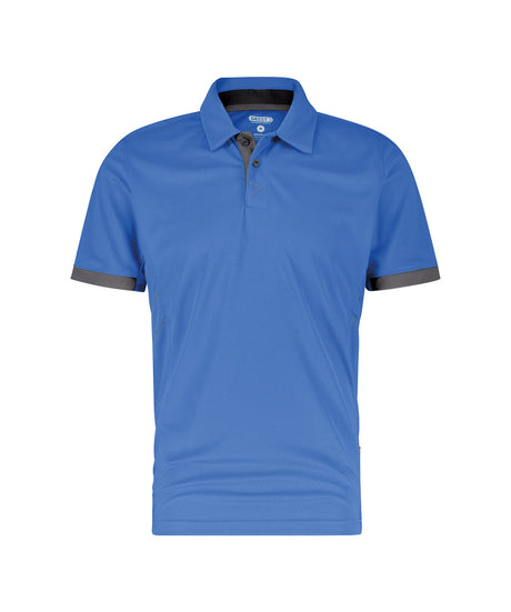 Poloshirt Traxion - Azuurblauw/Antracietgrijs