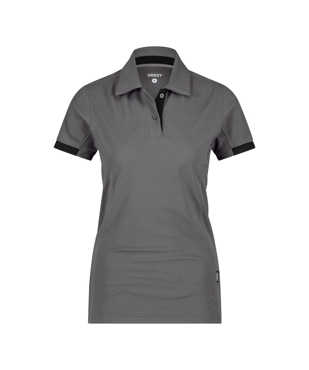 Polo Traxion Next Dames - Antracietgrijs/Zwart