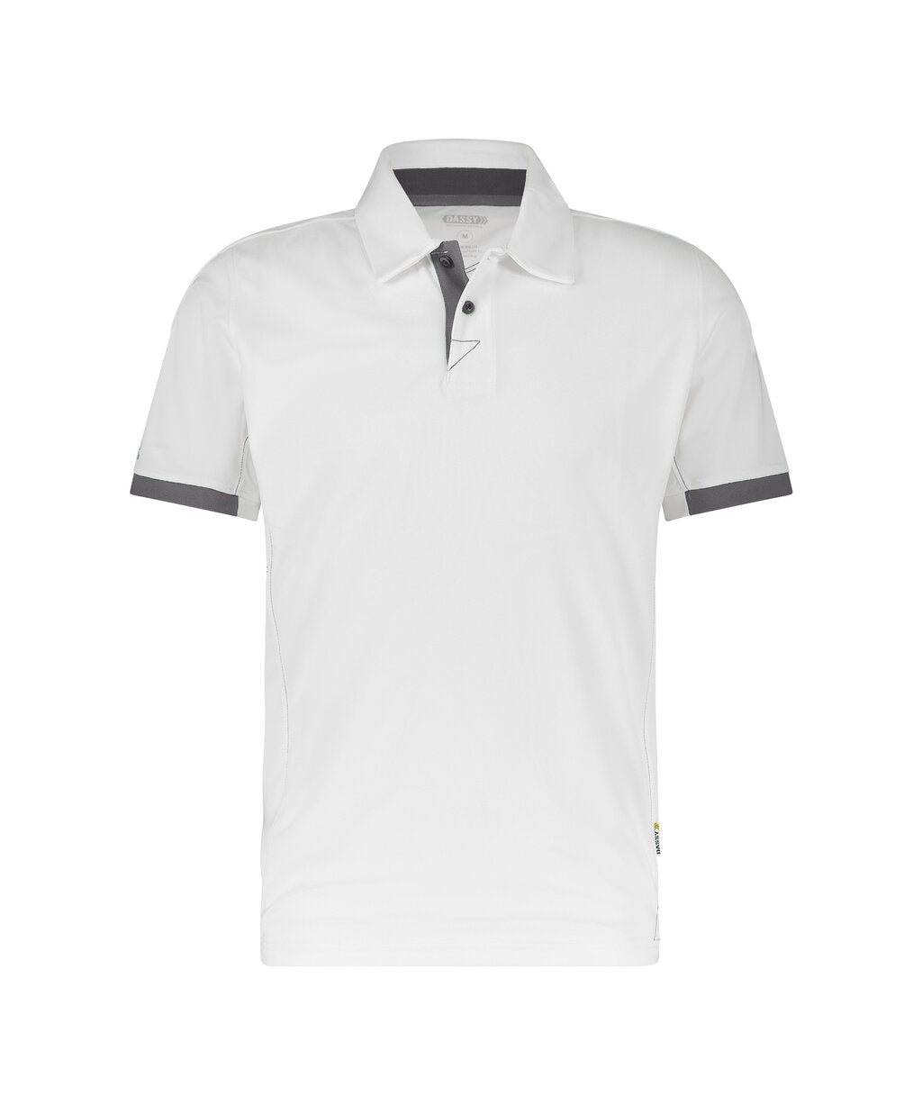 Poloshirt Traxion - Wit/Antracietgrijs