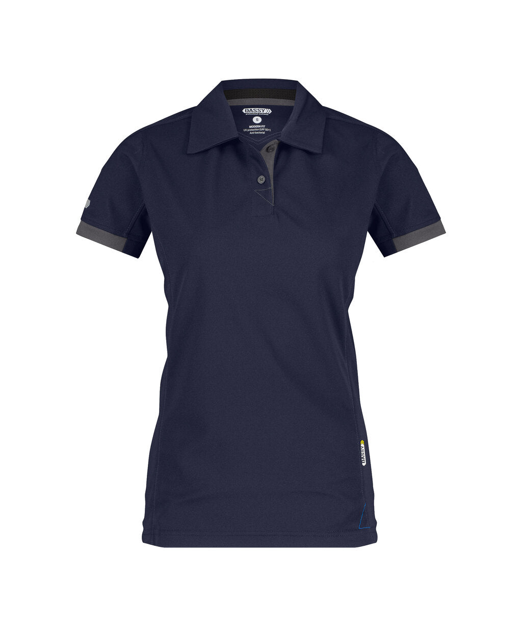 Poloshirt Traxion Dames - Nachtblauw/Antracietgrijs