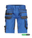 Holsterzakkenshort Trix - Azuurblauw/Antracietgrijs