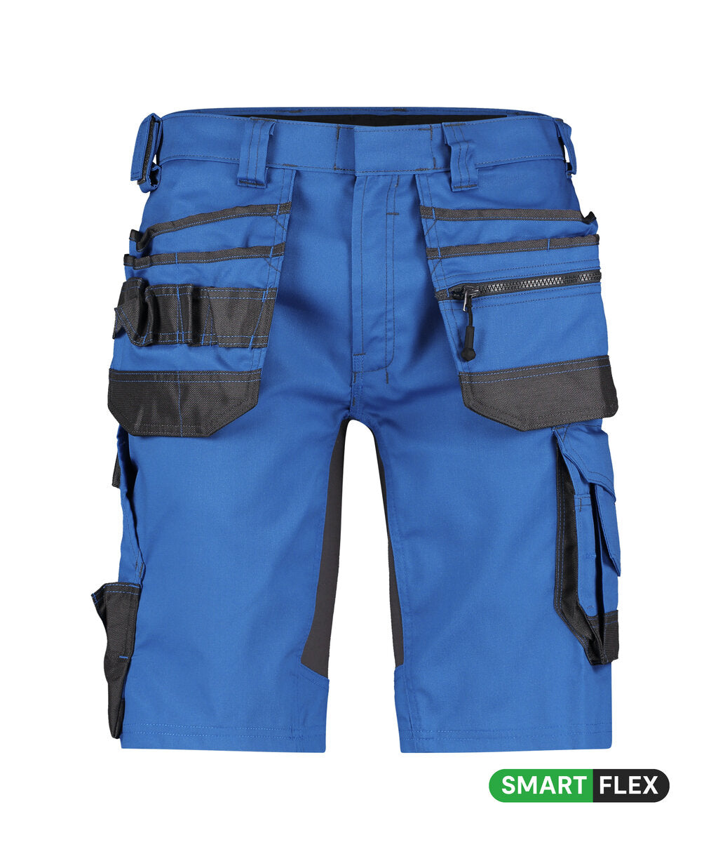 Holsterzakkenshort Trix - Azuurblauw/Antracietgrijs