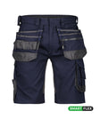 Holsterzakkenshort Trix - Nachtblauw/Antracietgrijs