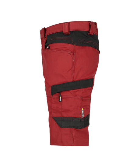 Werkshort Axis - Rood/Zwart