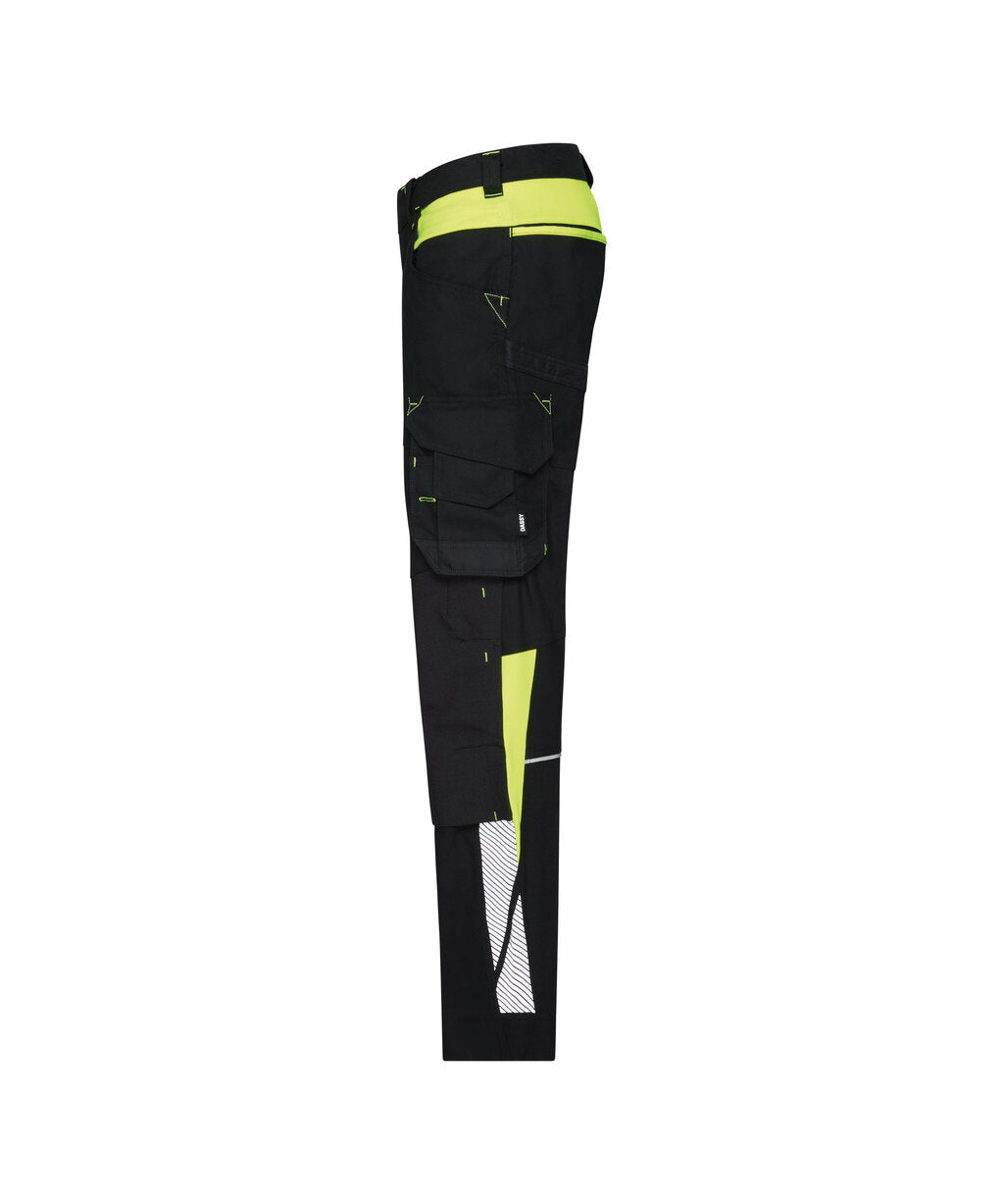 Werkbroek Canton Dames - Zwart/Fluogeel