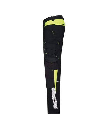 Werkbroek Canton Dames - Zwart/Fluogeel