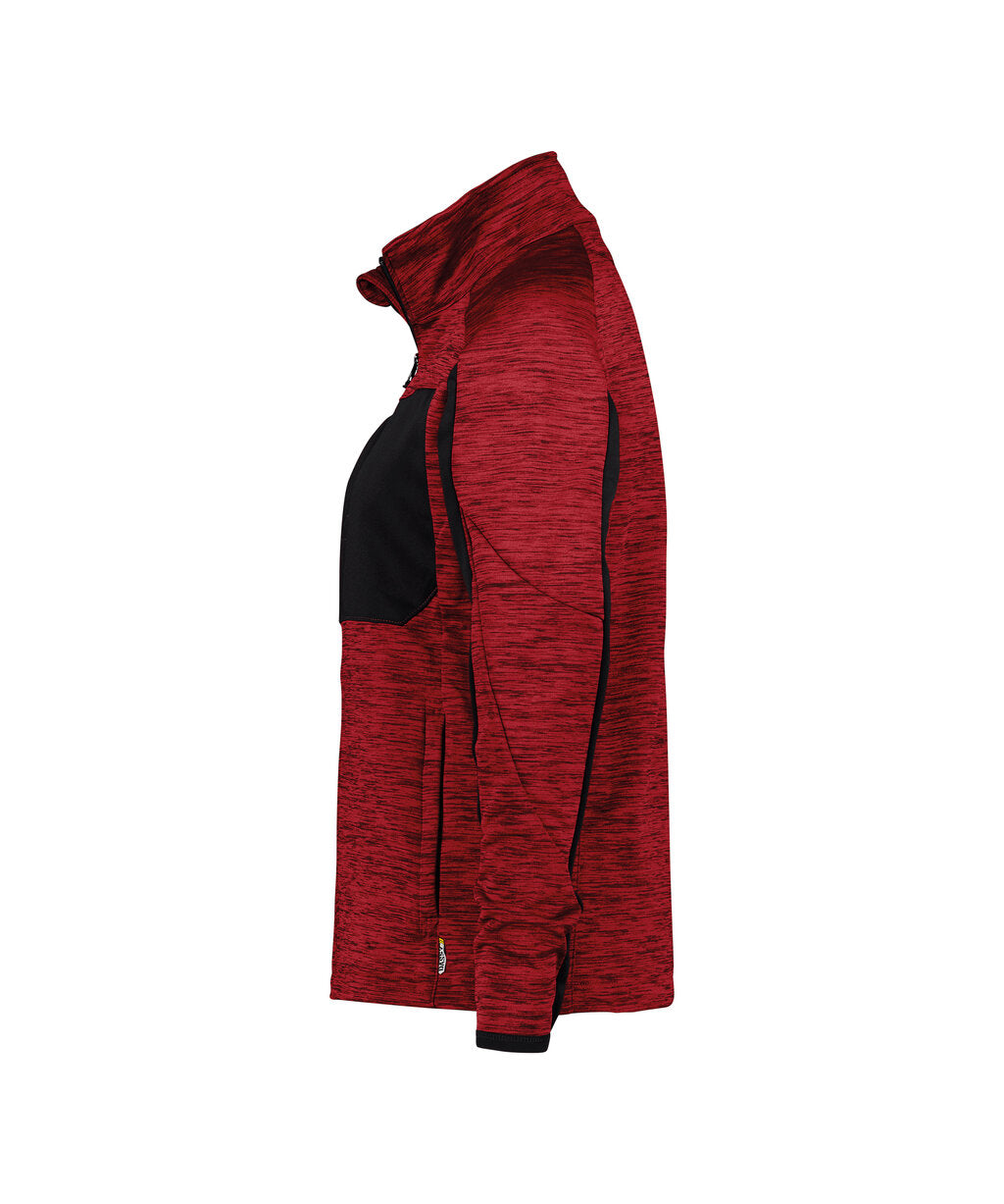 Midlayervest Convex Dames - Rood/Zwart