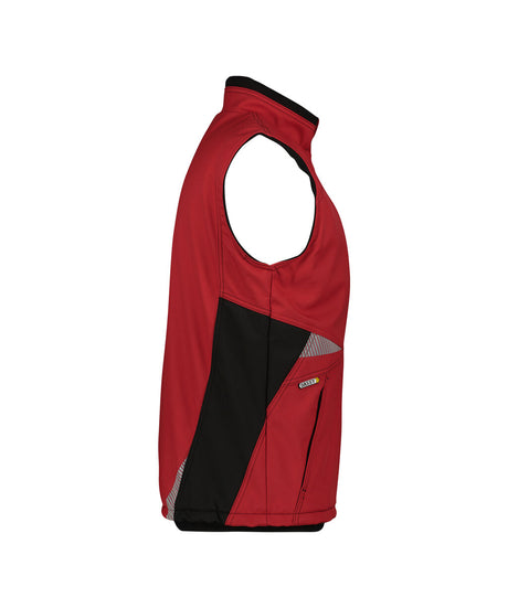 Softshell bodywarmer Fusion - Rood/Zwart