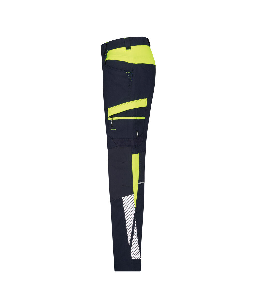 Werkbroek Hong Kong Dames - Nachtblauw/Fluogeel