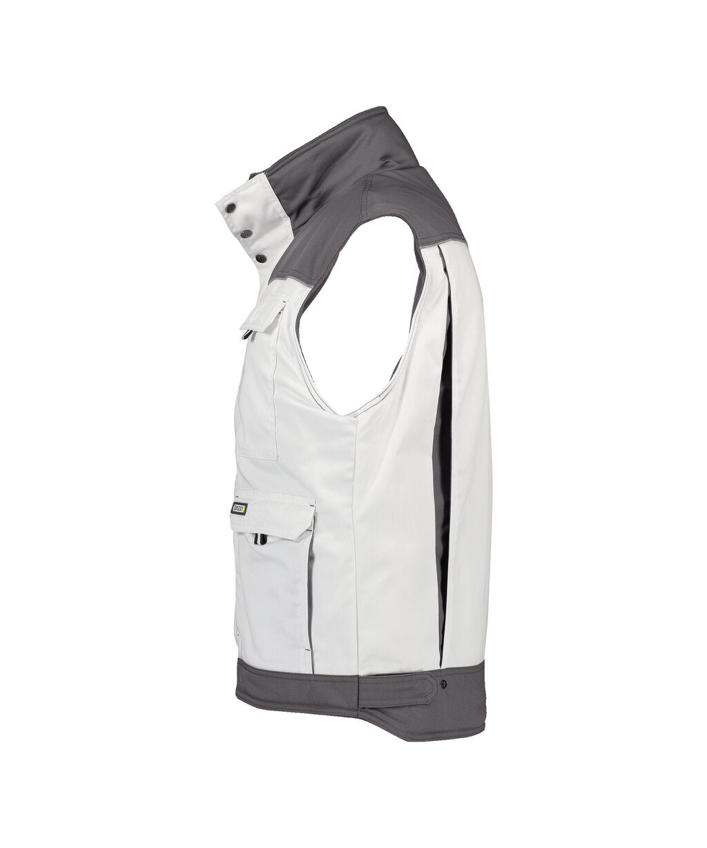 Bodywarmer Hulst - Wit/Cementgrijs
