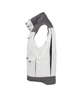 Bodywarmer Hulst - Wit/Cementgrijs