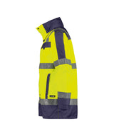 High-Visibility Parka Limasol - Fluogeel/Marineblauw