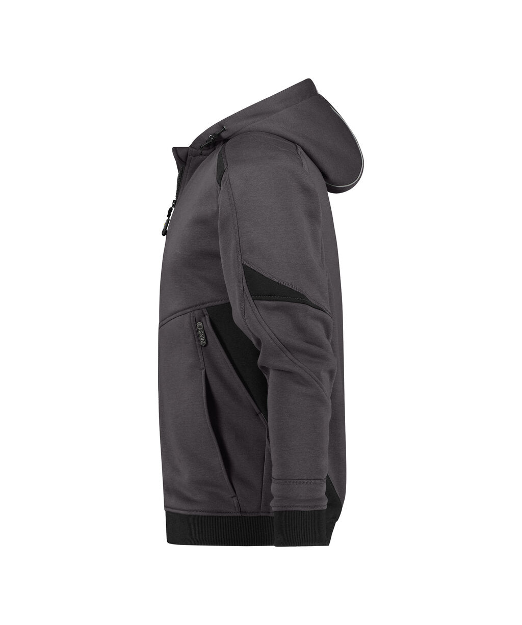 Hoodie Lunax - Antracietgrijs/Zwart