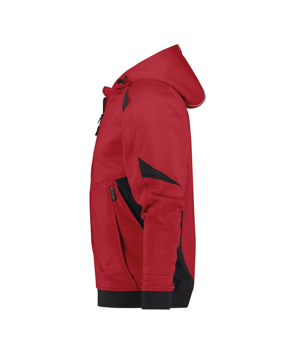 Hoodie Lunax - Rood/Zwart