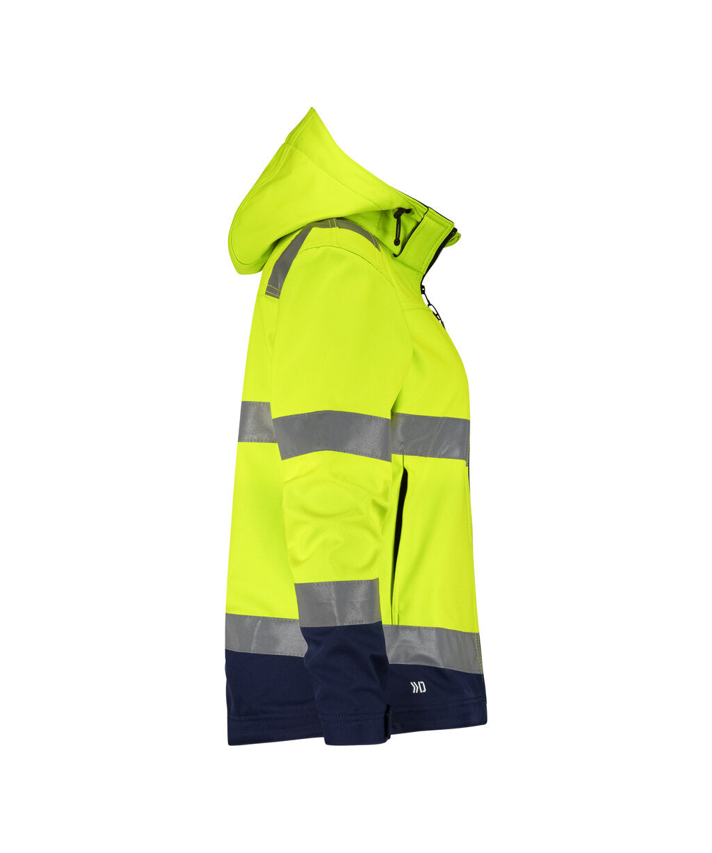 High-Visibility softshelljas Malaga Dames