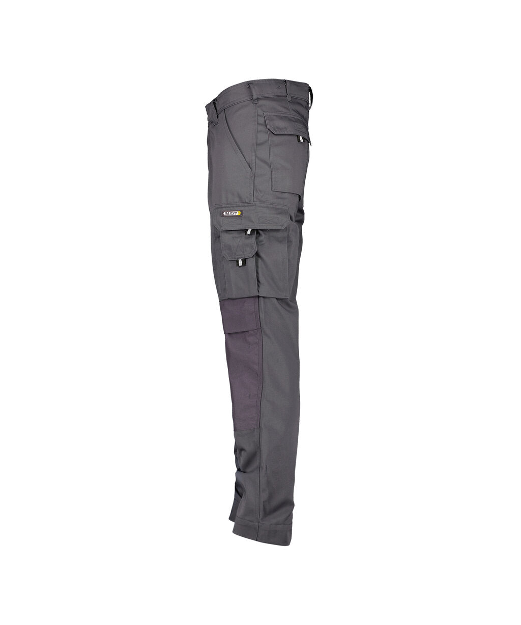 Werkbroek met Kniezakken Miami Cotton - Cementgrijs