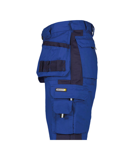 Werkshort Monza - Korenblauw/Marineblauw