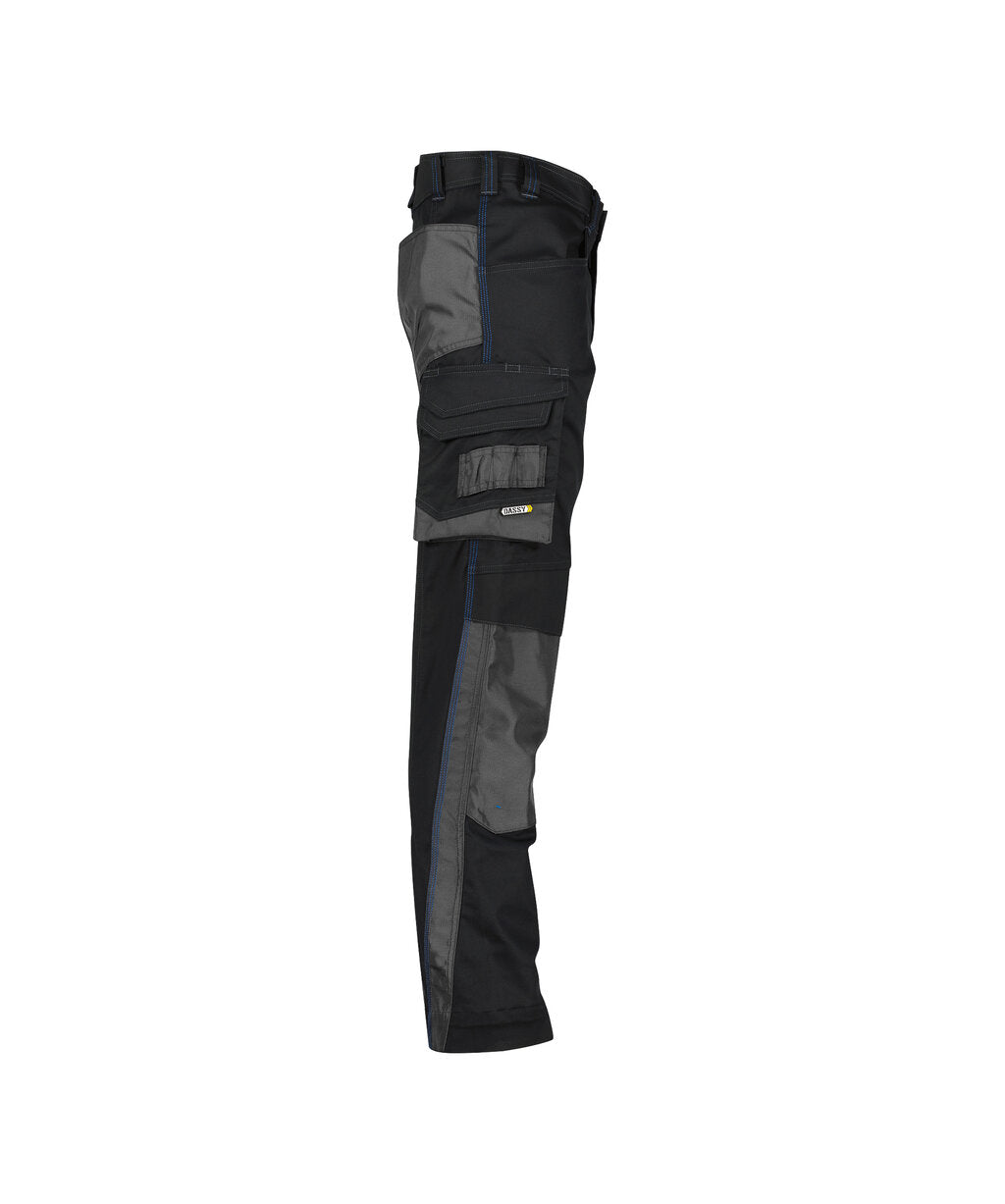 Werkbroek met kniezakken Nova - Zwart/Antracietgrijs
