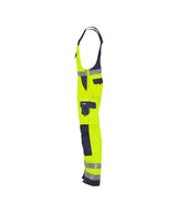 High-Visibility Bretelbroek Toulouse - Fluogeel/Marineblauw
