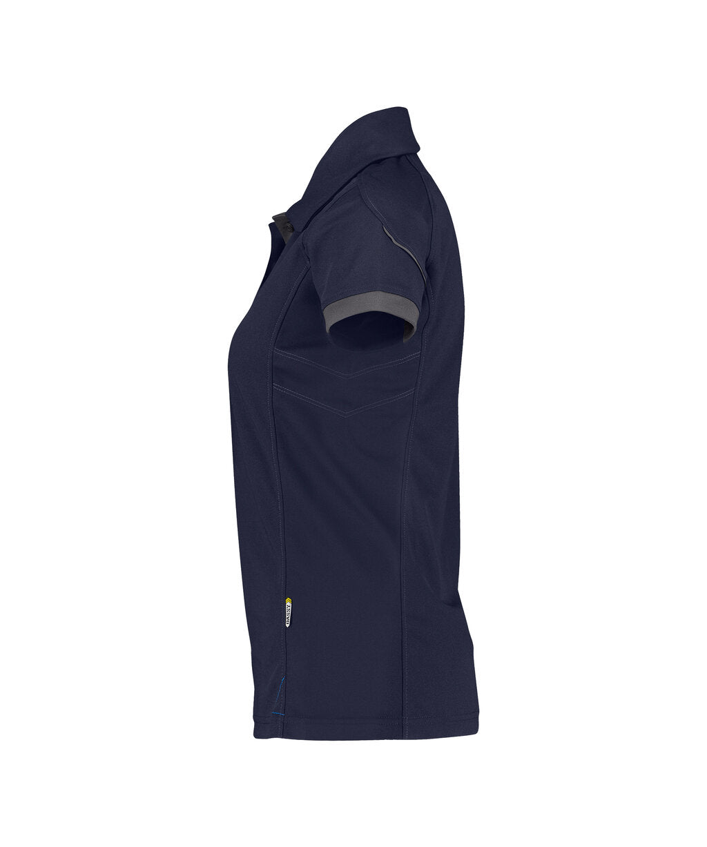 Poloshirt Traxion Dames - Nachtblauw/Antracietgrijs
