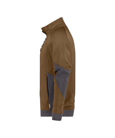 Sweater Velox - Leembruin/Antracietgrijs