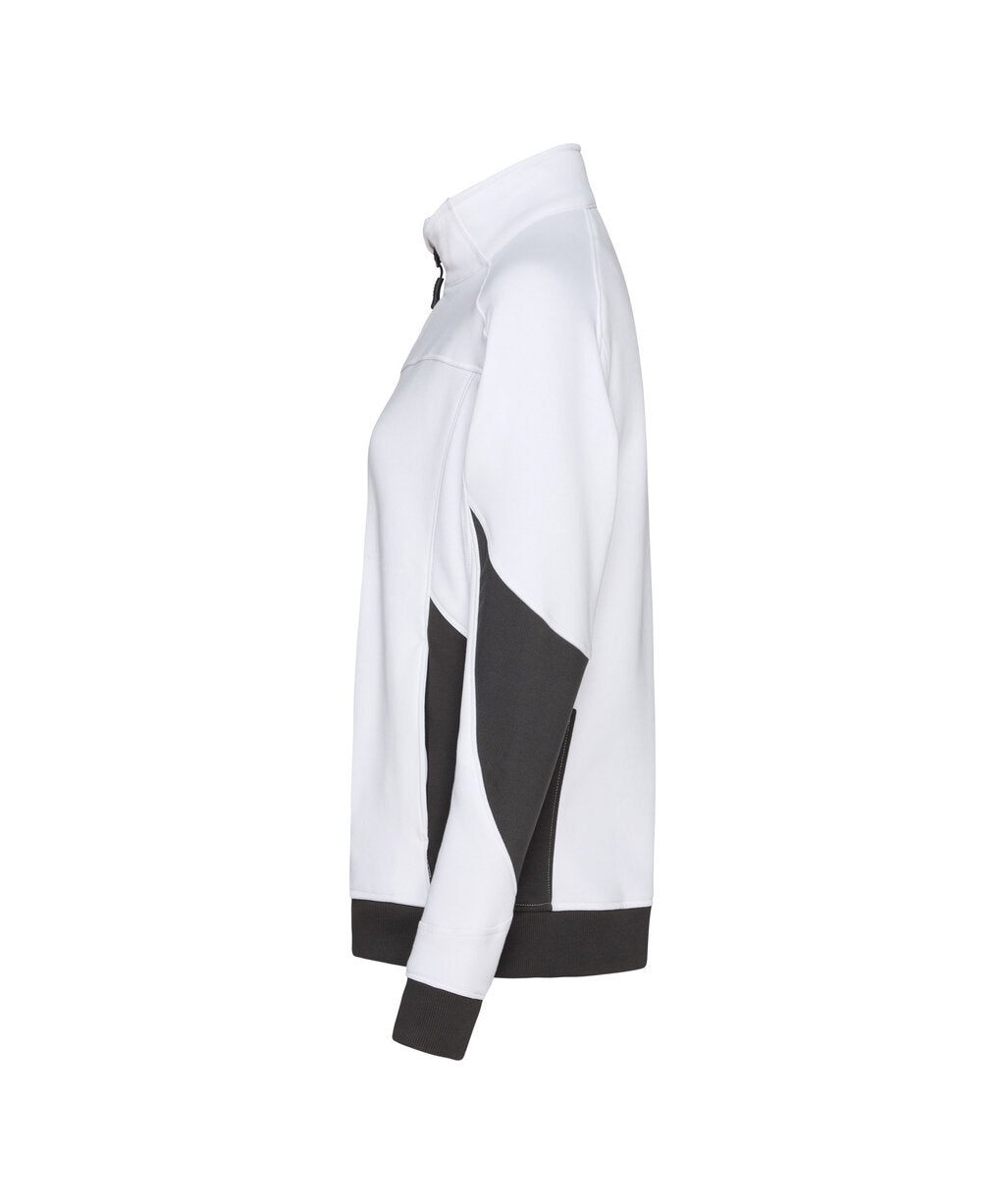Sweater Velox Next Dames - Wit/Antracietgrijs
