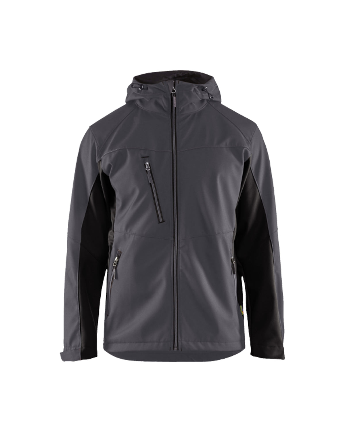 Softshell jack 4753 - Medium grijs/Zwart