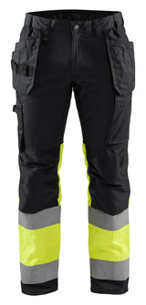 High-Visibility Werkbroek 1558 - Zwart/High Vis Geel