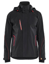 Shell Jack Stretch 4483 - Zwart/Rood