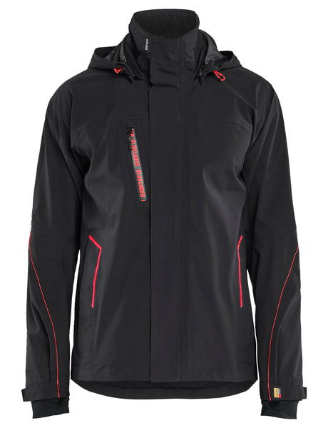 Shell Jack Stretch 4483 - Zwart/Rood