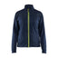 Sweatshirt Dames 3394 - Donker marineblauw/High Vis Geel
